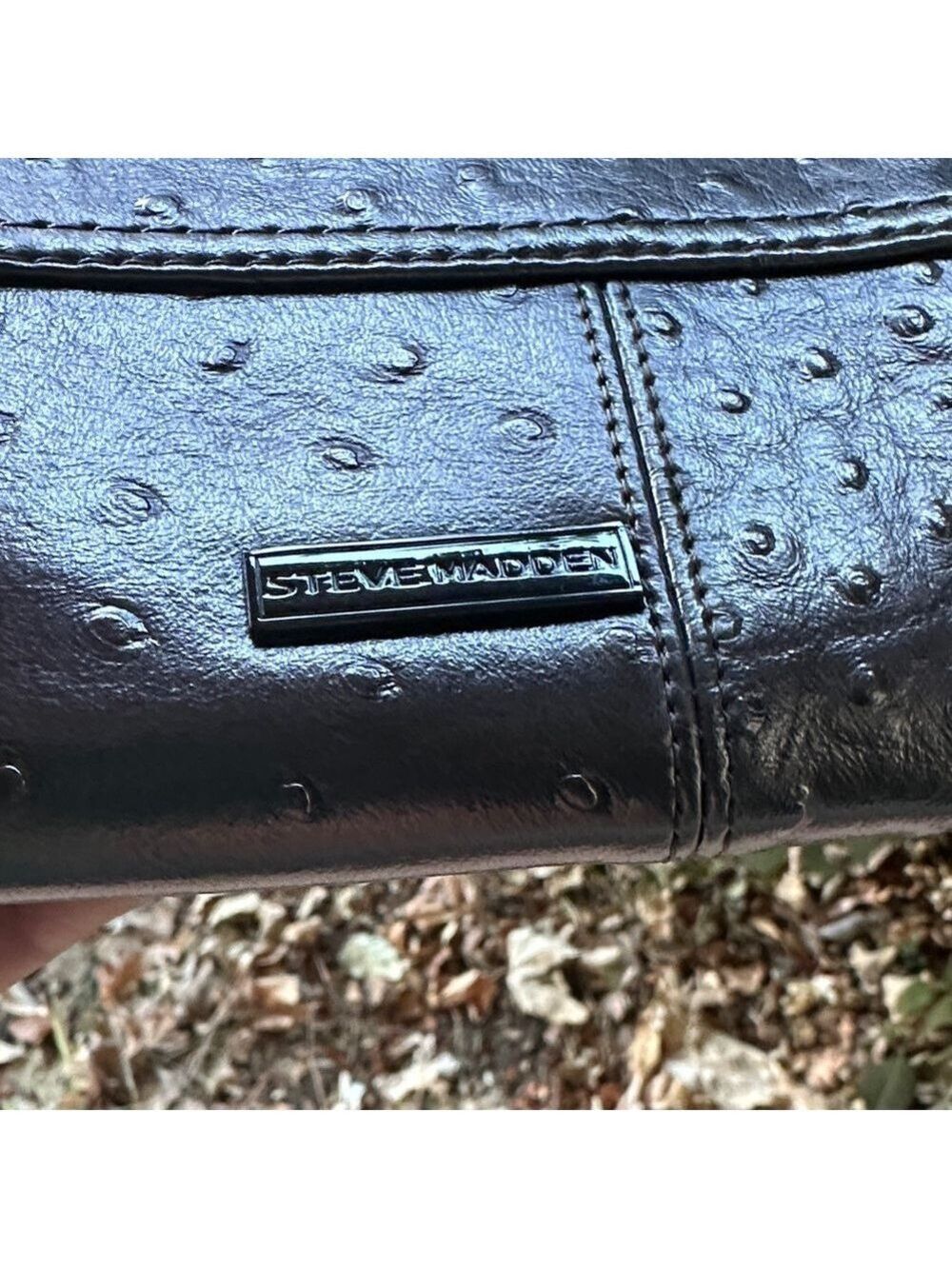 Steve Madden Shimmering Silver Wristlet - Picture 4 of 15
